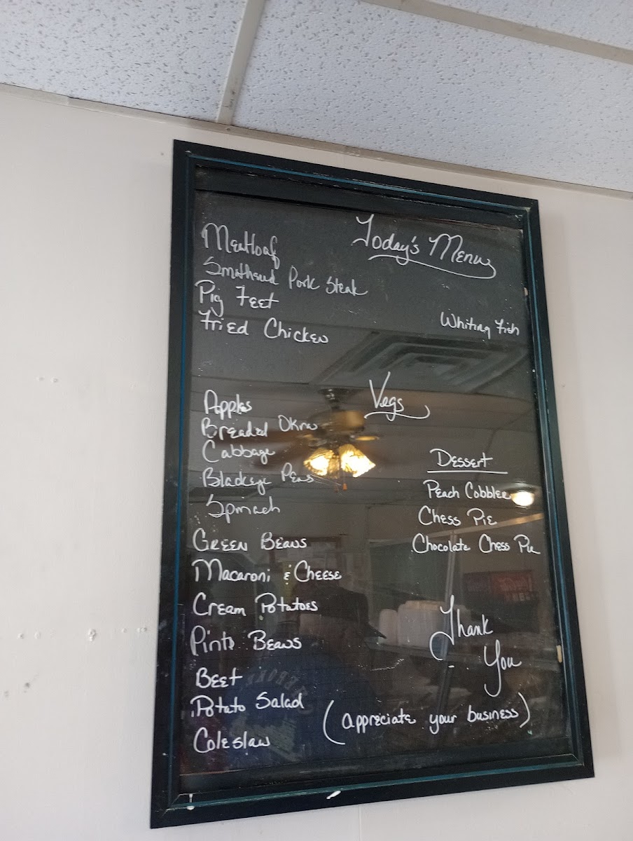 Menu Kleer-Vu Lunchroom-2